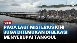MUNCUL LAGI, Kini Pagar Laut Misterius Ditemukan di Bekasi Sepanjang 8 Km, Menyerupai Tanggul