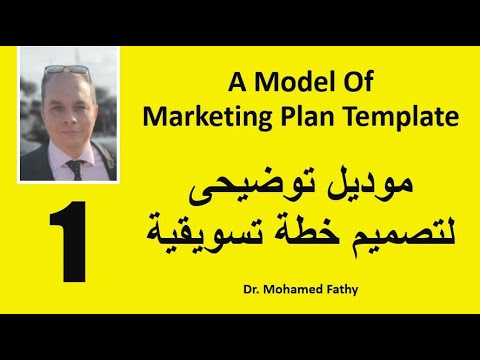 , title : 'A Model of Marketing Plan Template | Part - 1'