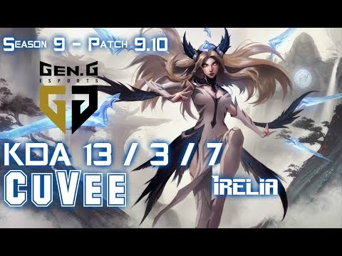 Gen CuVee IRELIA vs AATROX Top - Patch 9.10 KR Ranked
