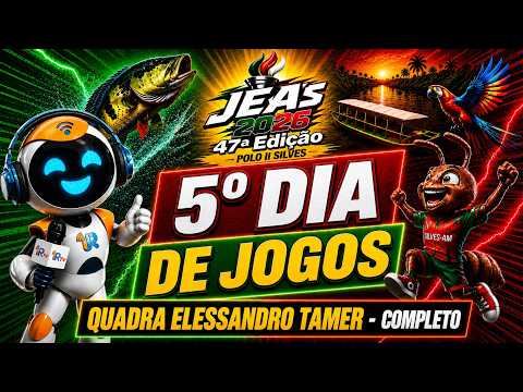 🏆🔥 FUTSAL | 47º JOGOS ESCOLARES DO AMAZONAS - POLO 2 | SILVES/AM - 2º DIA 🔥🏆
