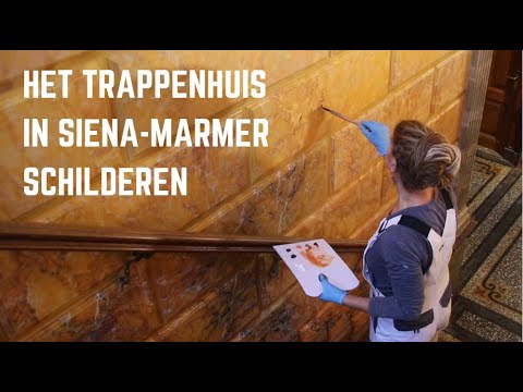 Meesterschilder Petra Baartman: hoe schilder je Siena marmer?