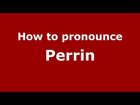 How to pronounce Perrin (Brazilian Portuguese/Brazil)  - PronounceNames.com