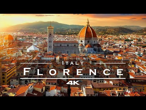 Florence, Italy 🇮🇹 - by drone in 4K UHD Video