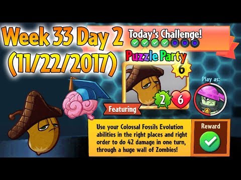 Plants vs. Zombies: Heroes - Daily Challenge: Week 33 Day 2 (11/22/2017)