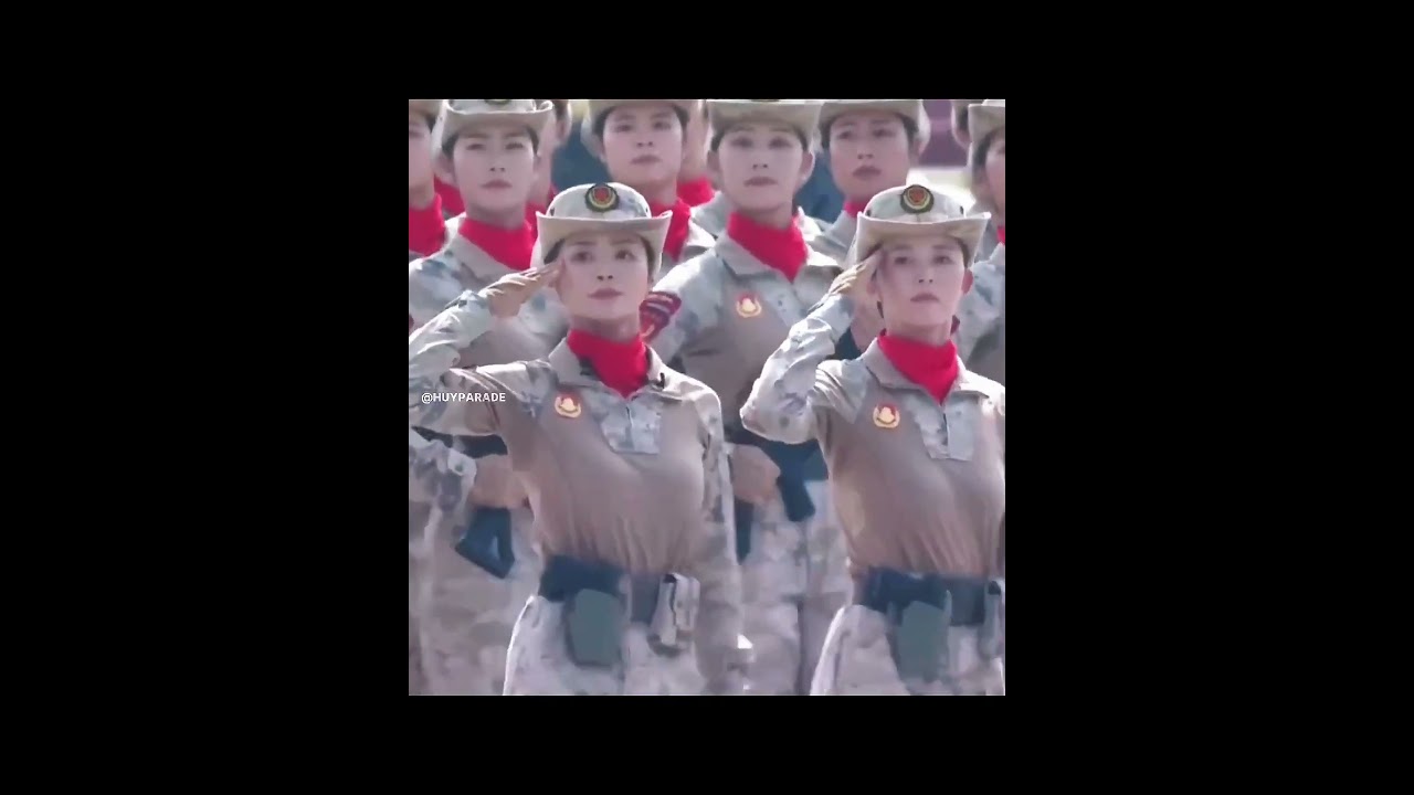 Inside the parade training of the Chinese female military #military #chinamilitaryparade