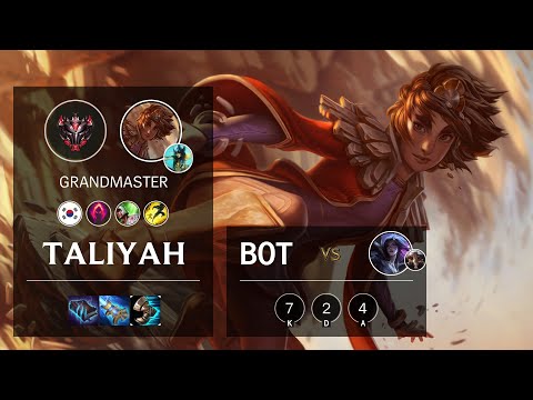 Taliyah Bot vs Kai'Sa - KR Grandmaster Patch 10.13