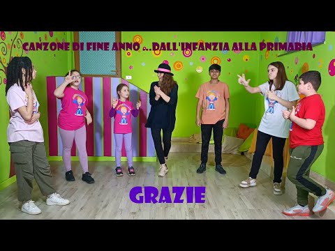 Canzone di fine anno per i bambini - dall'infanzia alla primaria. "GRAZIE!"