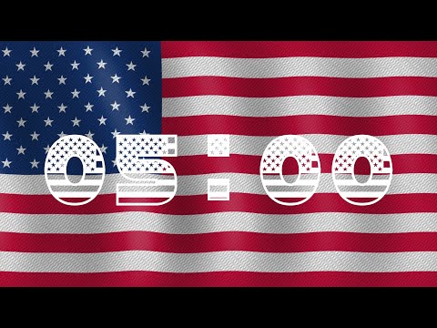 5-Minute USA Timer with Country Rock Music