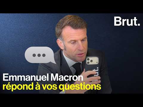 Banning social media, school schedules… Emmanuel Macron’s exclusive interview on Brut.