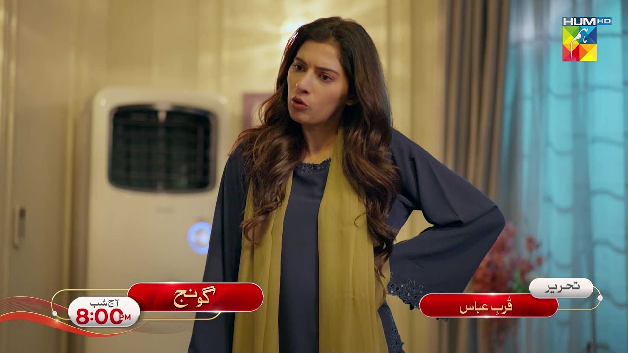 Goonj Episode 23 Promo - Tonight at 08 pm [ Komal Meer, Mirza Gohar Rasheed & Feroz Kadri ] - HUM TV