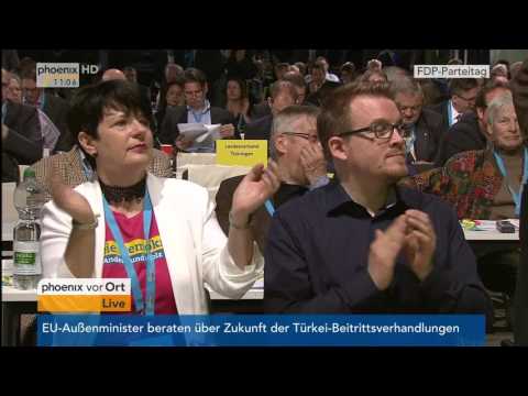 Der erste Tag des Bundesparteitags der FDP vom 28.04.2017