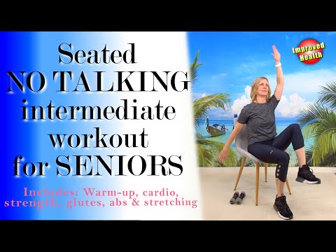 Seated Full-Body Workout | Chair Workout for Seniors | No Talking Workout, Just Music!