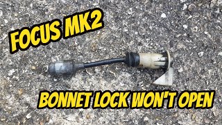 Focus MK2 Bonnet Lock Won
