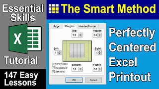 7-3: Perfectly Center an Excel Printout and Set Custom Margins