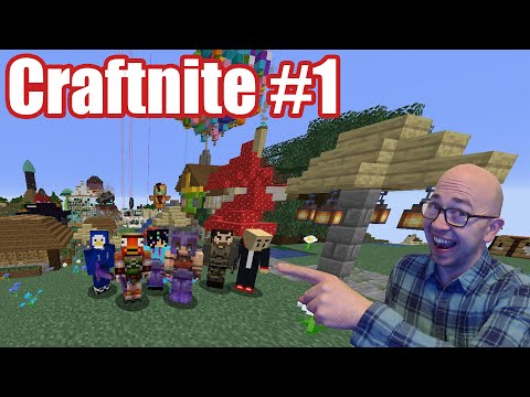 I Joined CRAFTNITE!(feat. Formula and DuckyTheGamer) - Craftnite SMP #1 (Minecraft)