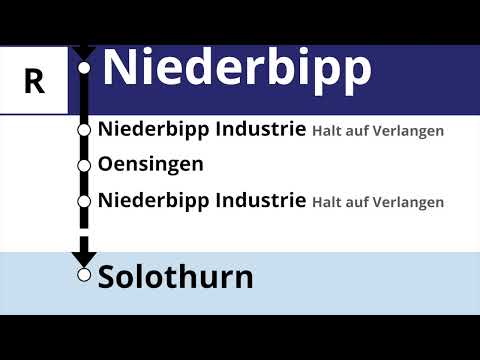 Asmobil Ansagen • R4/R94 • Langenthal – Oensingen – Solothurn (neues FIS)