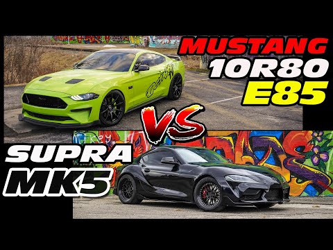 MUSTANG GT 10R80 VS 2021 TOYOTA SUPRA GR MK5