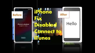 iPhone 7 plus is disabled connect to iTunes how to unlock