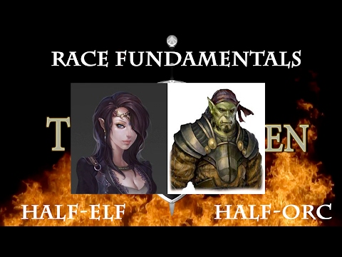 5e Fundamentals - Races: Half-Elf and Half-Orc In-Depth