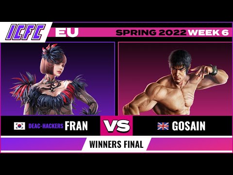 Fran (Anna) vs. Gosain (Law) Winners Final - ICFC EU Tekken 7 Spring 2022 Week 6