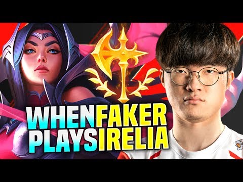 WHEN FAKER PLAYS IRELIA MID! - SKT T1 Faker Plays Irelia vs Twisterd Fate Mid!  Season 2020 KR SoloQ