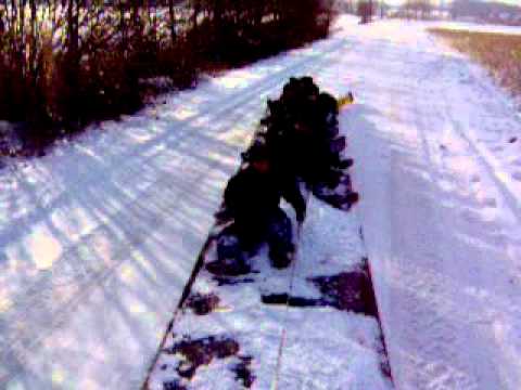 Fliegender Teppich Glane im Schnee 2