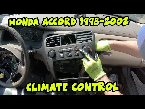 Honda Accord 1998-2002 Climate Control Removal Tutorial