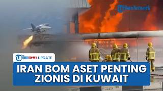 Detik-detik Pesawat Tak Berawak Iran Serang Pabrik Petrokimia Israel dan Markas Militer AS di Kuwait