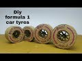 Dig Formula 1car Tyres How To Make F1 Car Tyres Using Cardboard 13