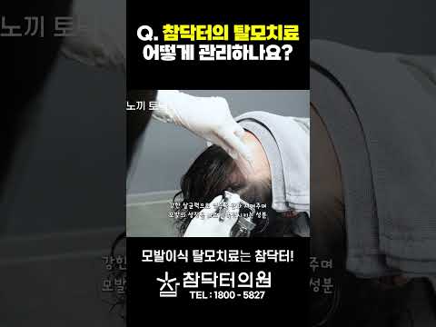 참닥터 서라운드식모 노하우로 탈모치료까지.. 모낭강화와 모낭염예방을 한 번에![JP]