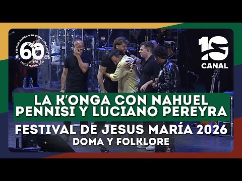 La Konga, Luciano Pereyra y Nahuel Pennisi – Zamba para Olvidar | Jesús María 2026
