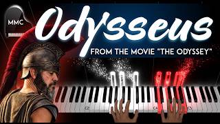 Odysseus from the movie "The Odyssey" by Ludwig Göransson piano cover/tutorial + sheet music