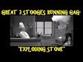 Great 3 Stooges Running Gag Exploding Stove
