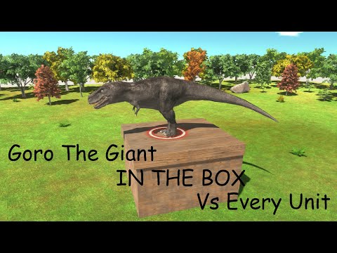 Goro The Giant IN THE BOX Vs Every Unit ARBS |Animal Revolt Battle Simulator