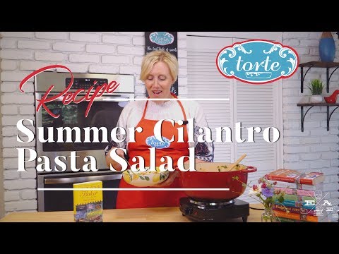 Summer Cilantro Chicken Pasta Salad ๐ Torte Test Kitchen