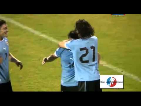 Jordania vs Uruguay 0-3 - Gol de Lodeiro - Repechaje - 13 Noviembre 2013 -Eliminatorias Brasil 2014