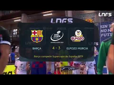 Final da Supercopa da Espanha 2019 Barça e Elpozo