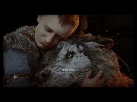 God of War Ragnarök Emotional Scene Atreus Wolf Dies FENRIR