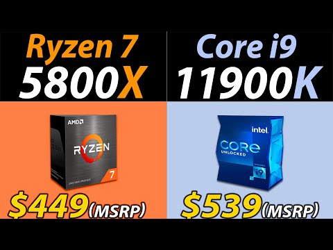 Ryzen 7 5800X Vs. i9-11900K | How Much Performance Difference?