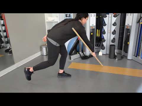 Knee ACL Sprain  Squat Clock Reaches