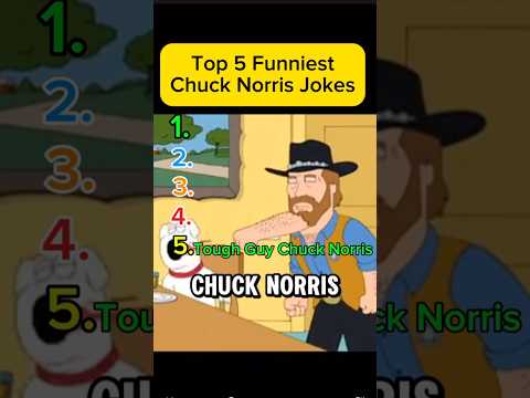Top 5 Funniest Chuck Norris Jokes (Wait For #1) #shorts #chucknorris #funnycelebrities #top5