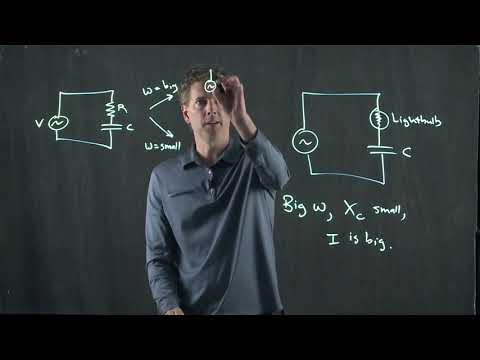 Capacitor and Inductor in High Frequency or Low Freq | Physics with Professor Matt Anderson | M26-07
