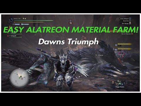 MHW Iceborne - EASY Alatreon Material Farm