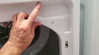GE Dryer Disassembly and Vent Cleaning (Hampster Nest of Lint)