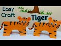 Tiger - Easy craft | DIY paper Tiger | How to make an easy paper Tige