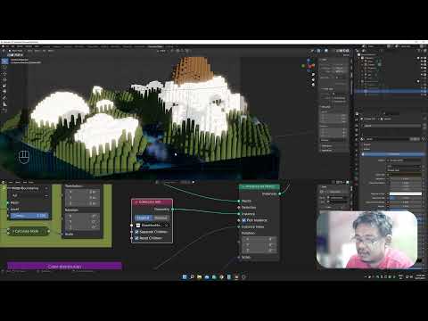 Blender 3.0 Hex World Tutorial using geometry node - Bonus - Improvement