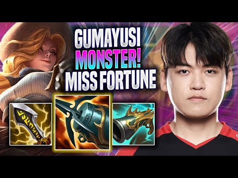 GUMAYUSI IS A MONSTER WITH MISS FORTUNE! - T1 Gumayusi Plays Miss Fortune ADC vs Ezreal!