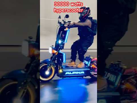 30000 watts hyperscooter 90 mph #hyperscooter #escooter #electric #escooters