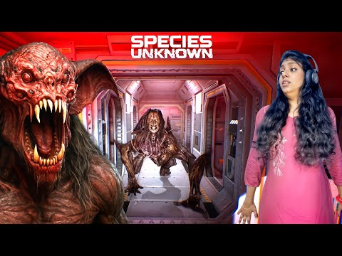 A Terrifying Deadliest Creature Chasing Me To Kill In Space 😱- Species Unknown Gameplay !!