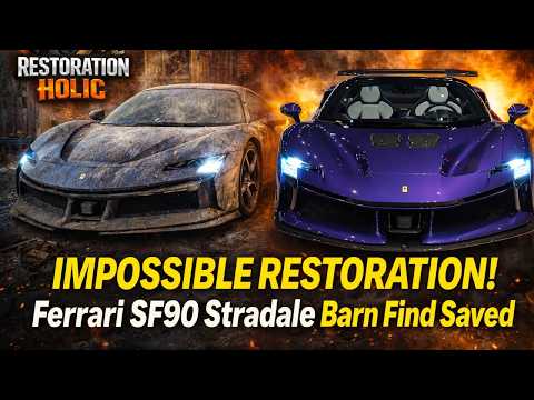 Thumbnail for IMPOSSIBLE RESTORATION! Ferrari SF90 Stradale Barn Find Saved #ferrari #restoration #carrestoration by Ferrari SF90 Stradale